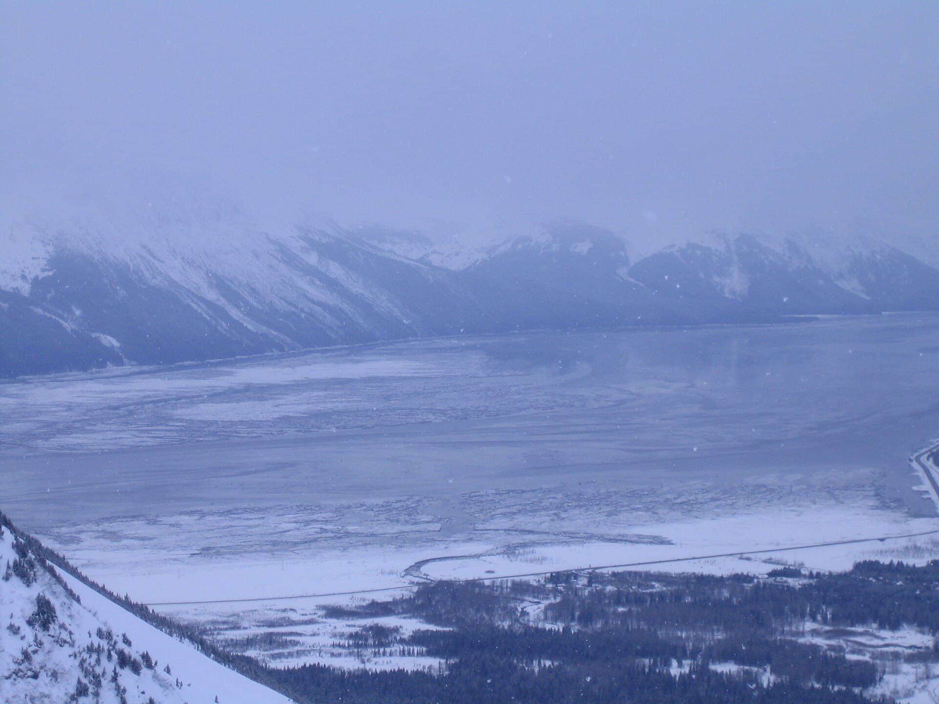 Girdwood and Alyeska Resort in the Chugach Mountains south of Anchorage, Alaska