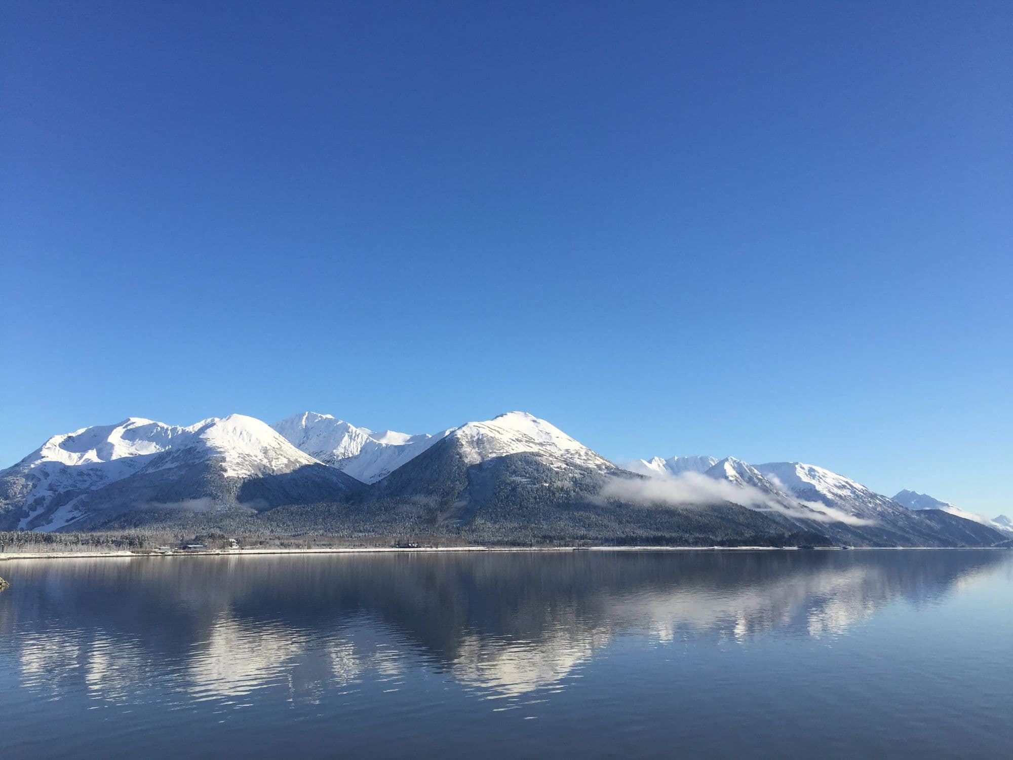 Turnagain Arm between Anchorage and Seward